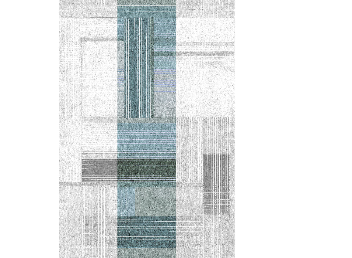 Panoramique Bonn, coloris Bleu clair — lé 2