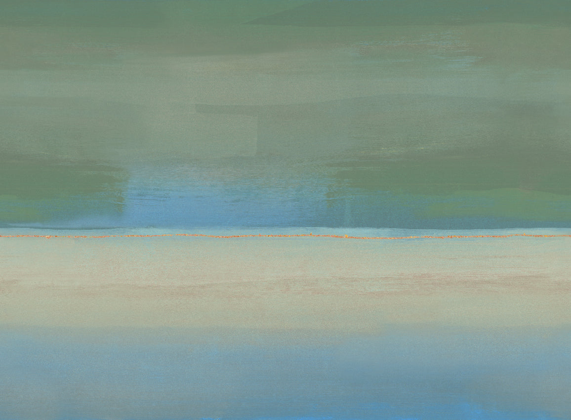 Panoramique Alegranza, coloris Vert et bleu — décor complet