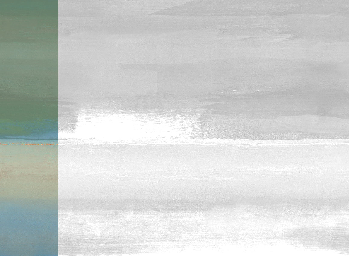 Panoramique Alegranza, coloris Vert et bleu — lé 1