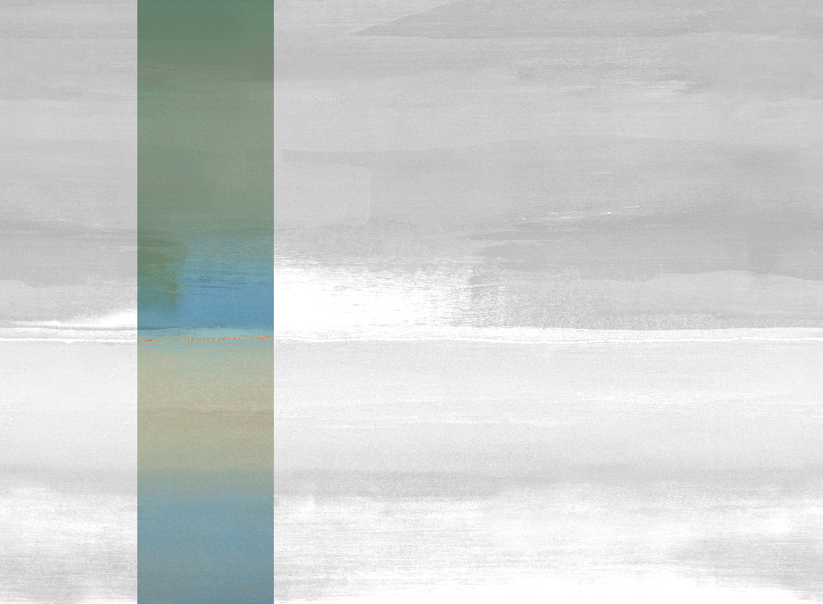Panoramique Alegranza, coloris Vert et bleu — lé 2