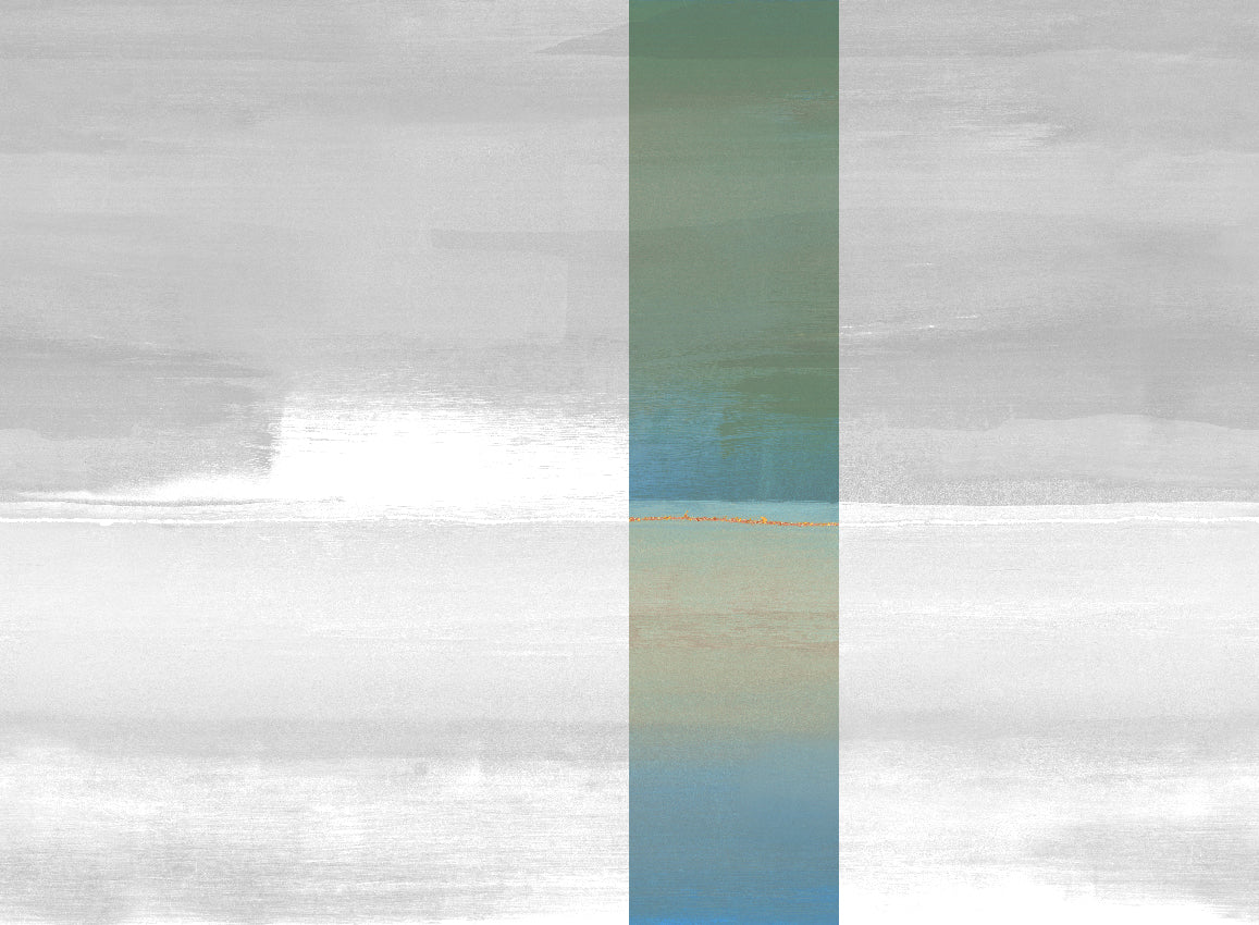 Panoramique Alegranza, coloris Vert et bleu — lé 4