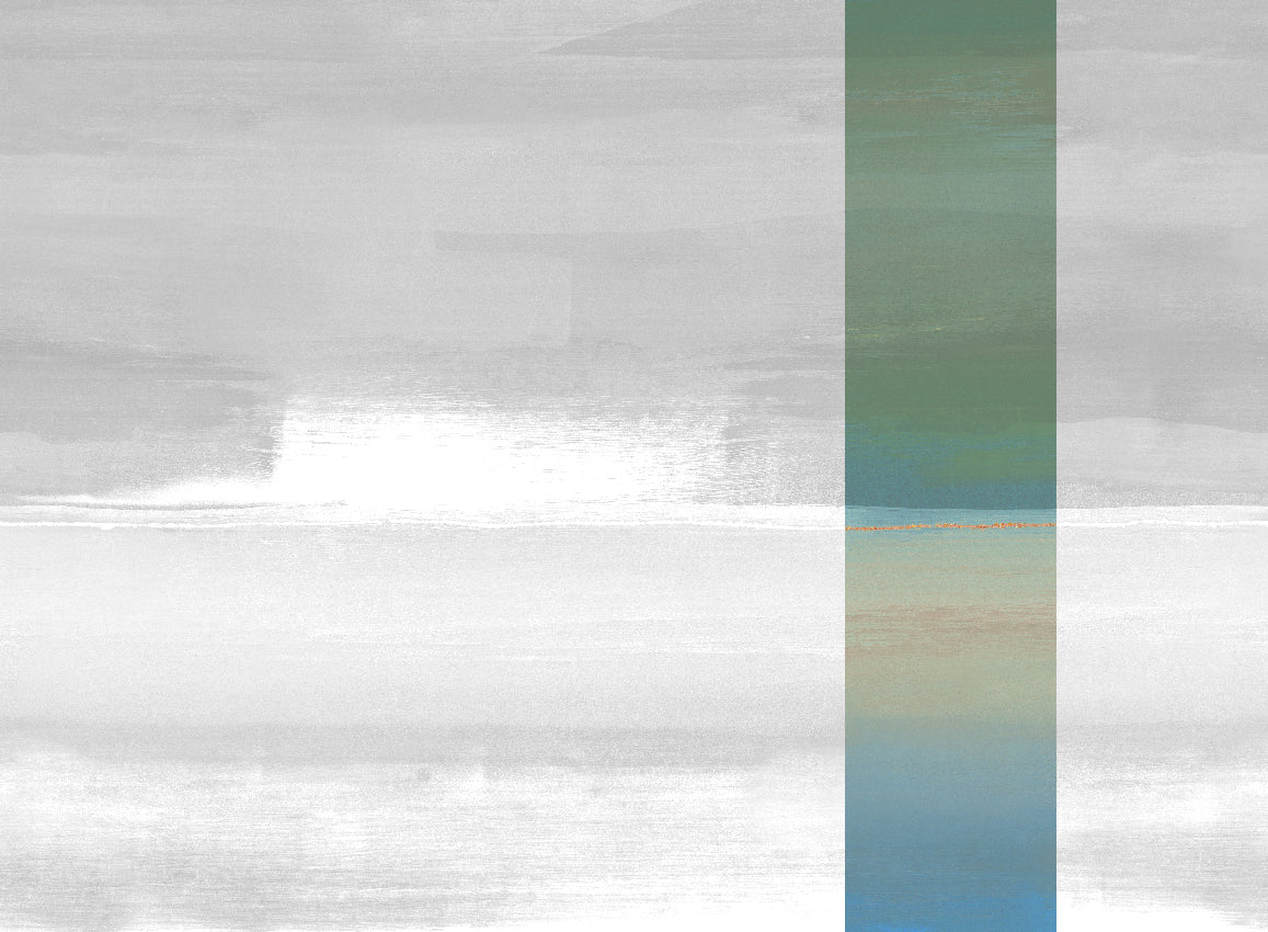 Panoramique Alegranza, coloris Vert et bleu — lé 5
