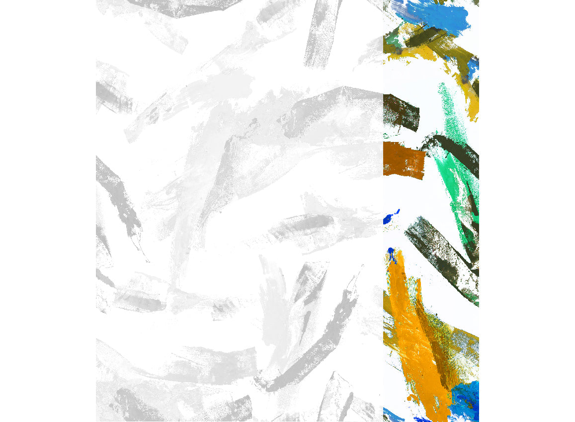 Panoramique Jack, coloris Orange et vert — lé 4
