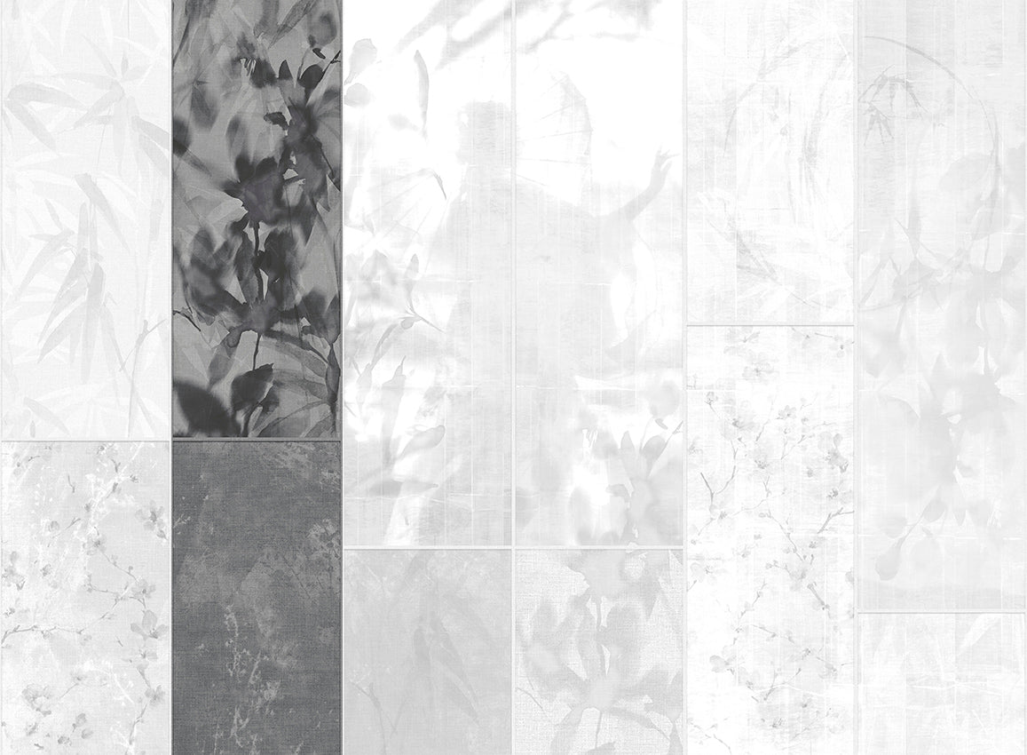 Panoramique Sumi, coloris Anthracite — lé 2