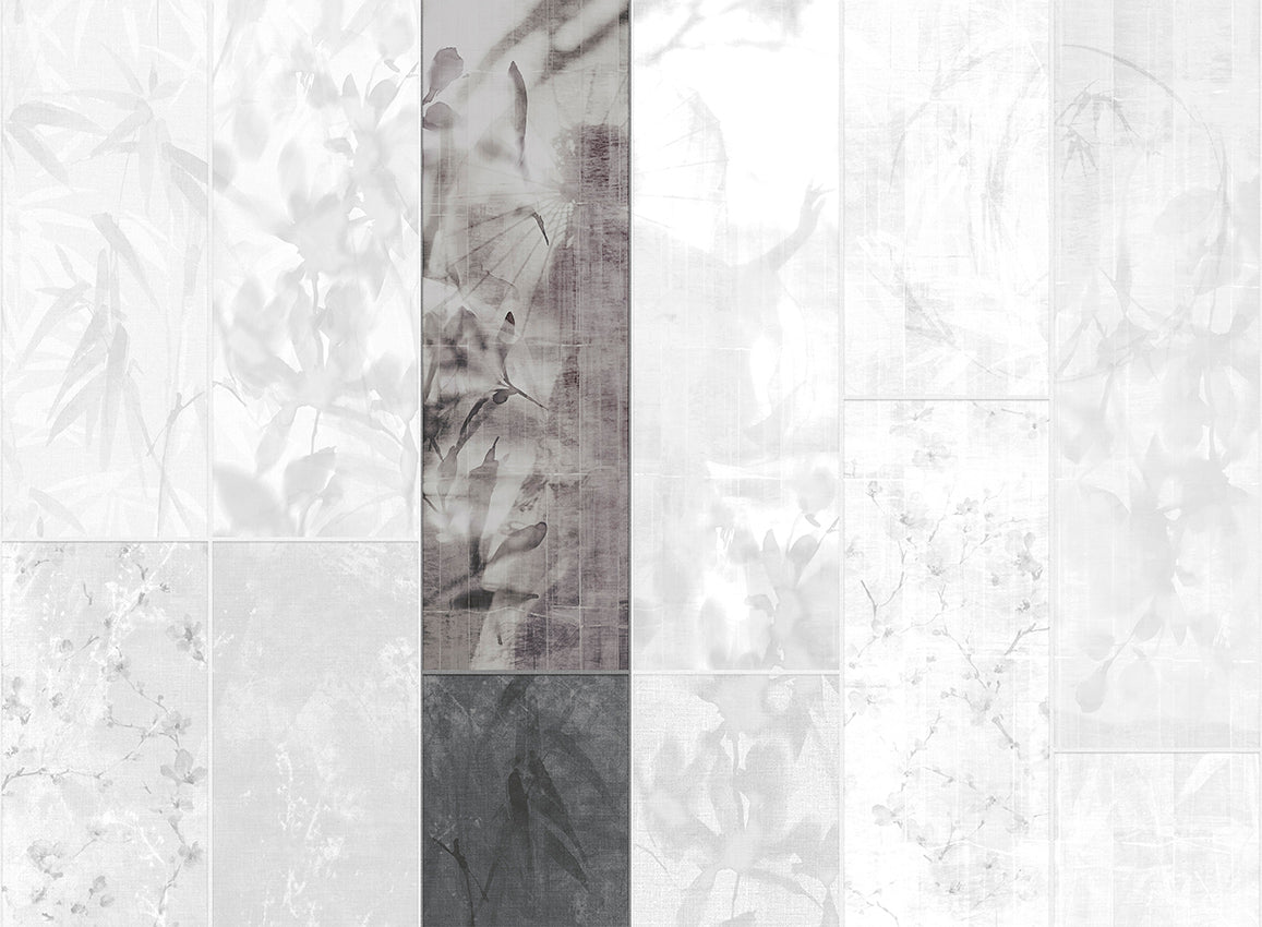 Panoramique Sumi, coloris Anthracite — lé 3