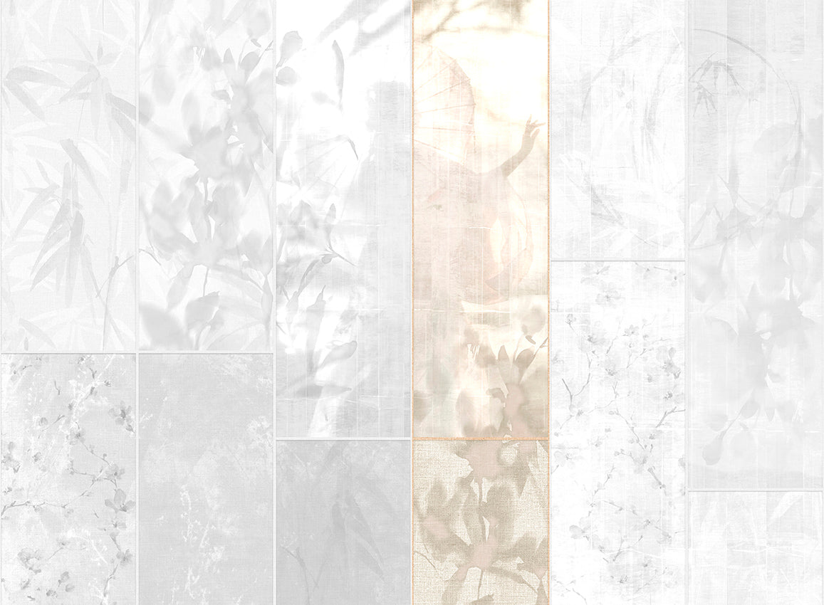 Panoramique Sumi, coloris Beige — lé 4