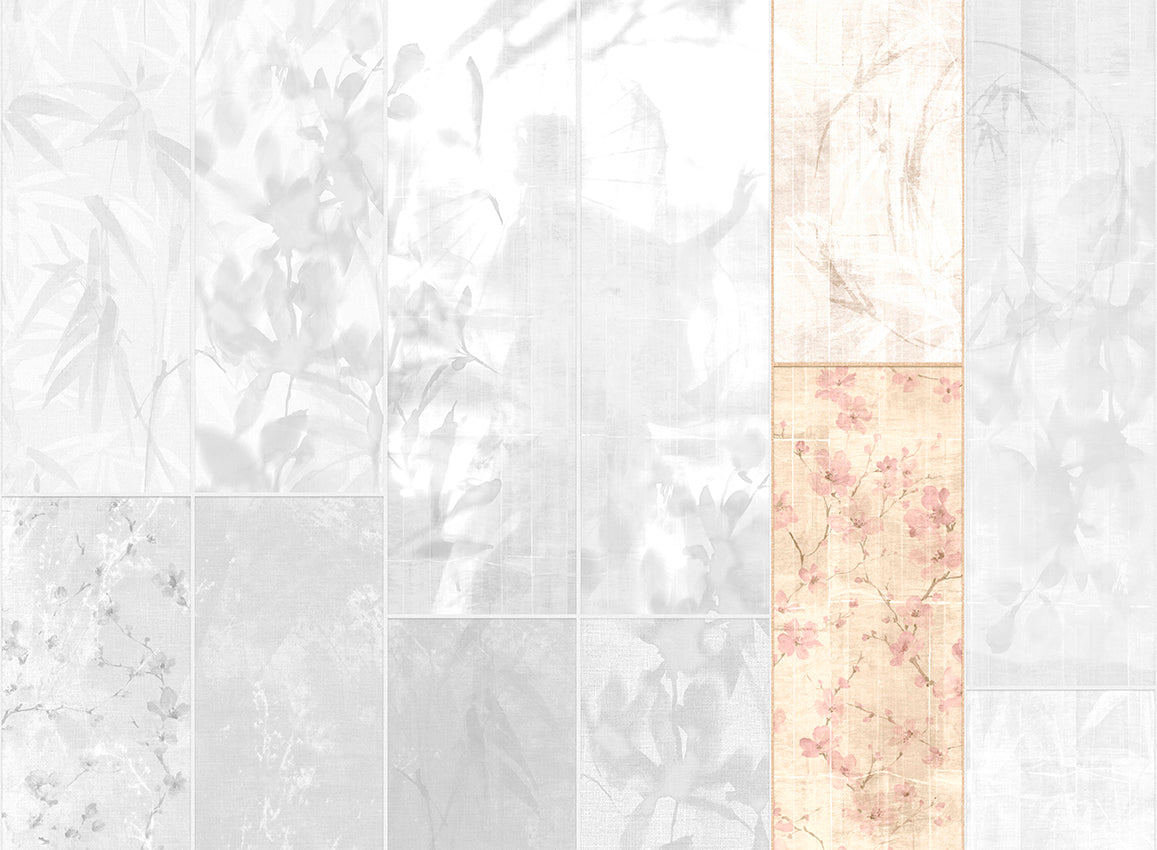 Panoramique Sumi, coloris Beige — lé 5
