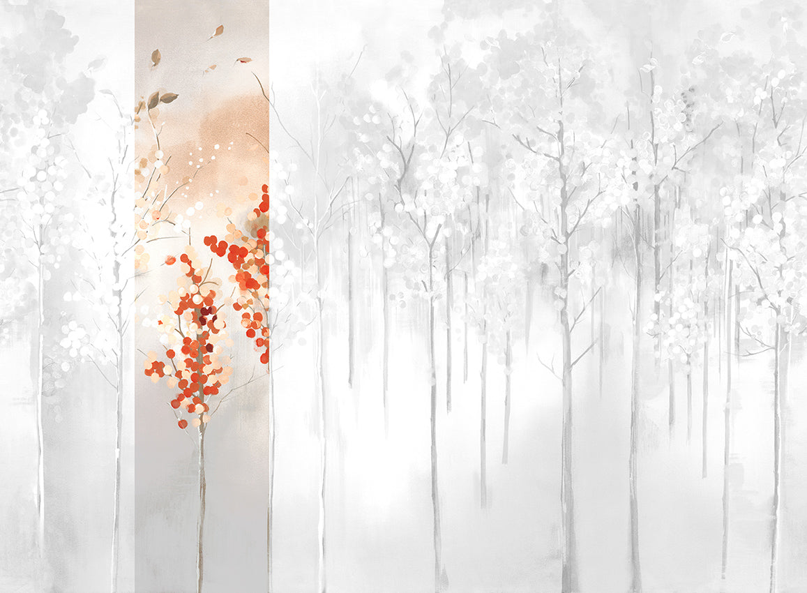 Panoramique Maples, coloris Automne — lé 2