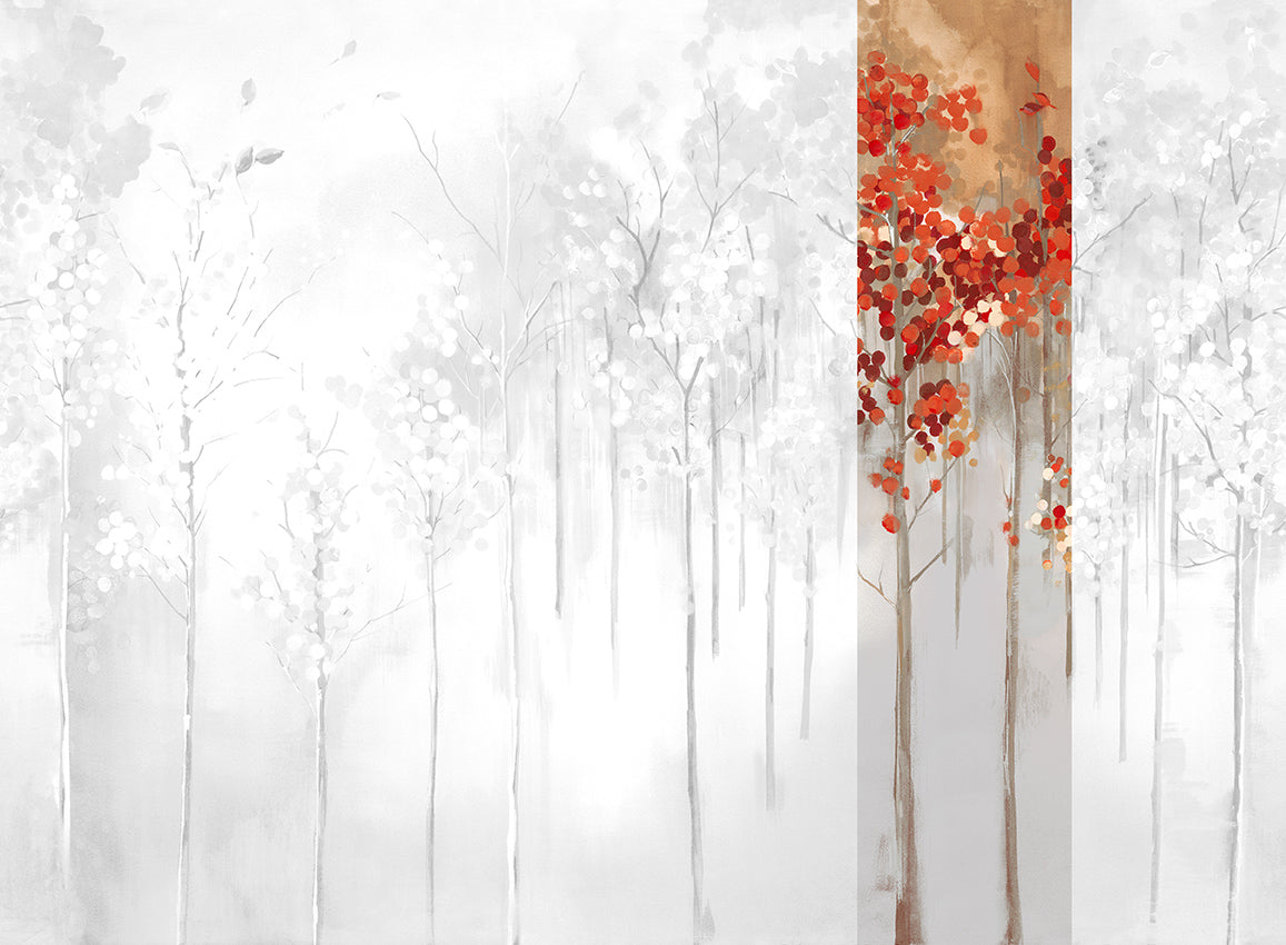 Panoramique Maples, coloris Automne — lé 5
