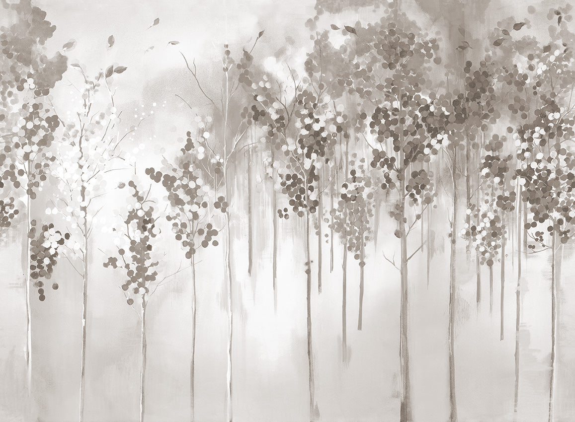 Panoramique Maples, coloris Brume — décor complet