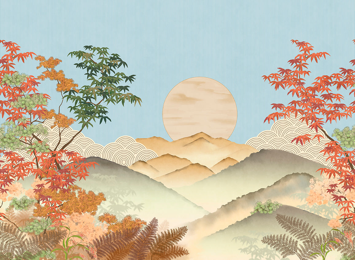 Panoramique Invermere, coloris Été — décor complet