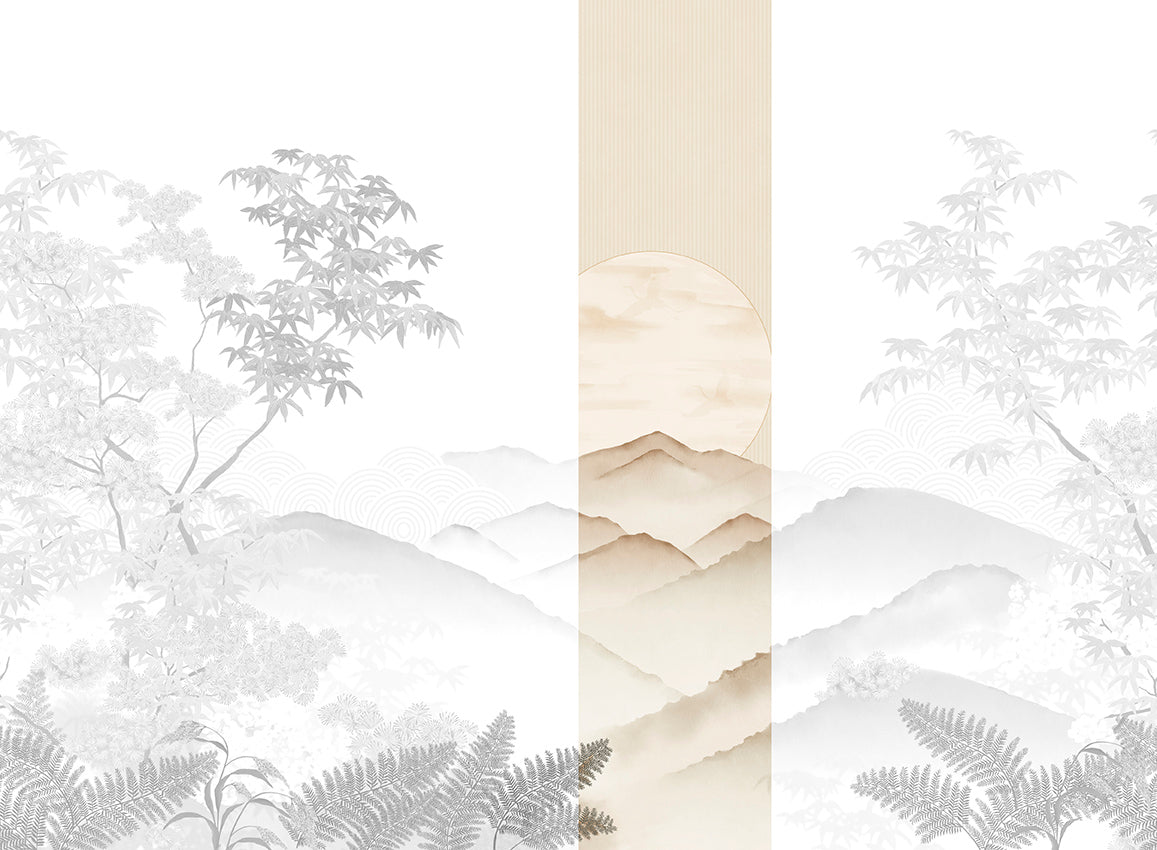 Panoramique Invermere, coloris Beige — lé 4