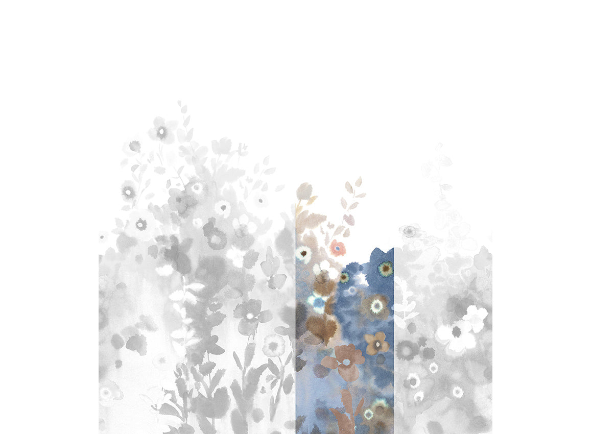 Panoramique Zeeland, coloris Bleu — lé 3
