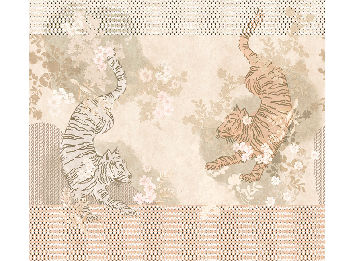 Panoramique Noen, coloris Beige — décor complet