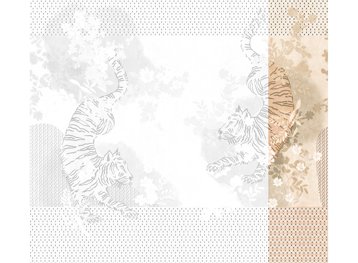 Panoramique Noen, coloris Beige — lé 5