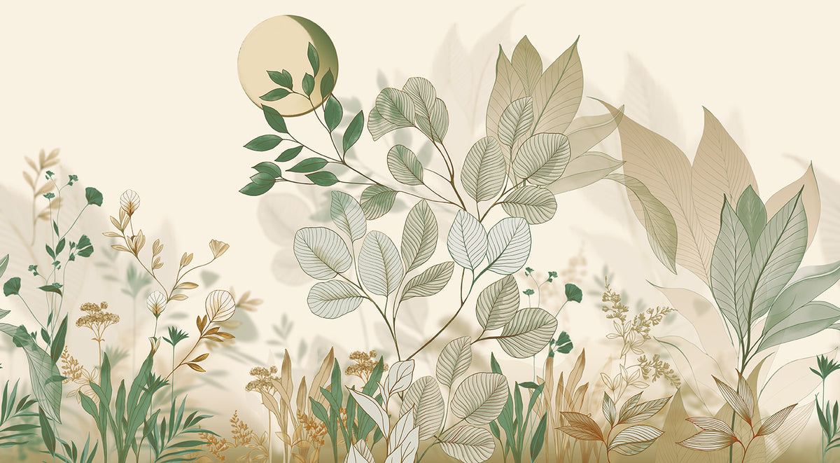 Panoramique Belvedere, coloris Vert — décor complet