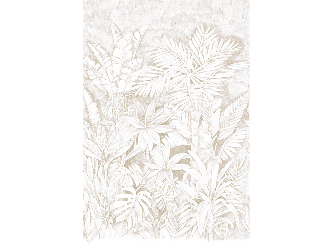 Panoramique Daintree, coloris Blanc — décor complet