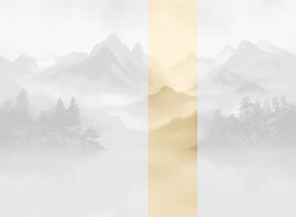 Panoramique Huangshan, coloris Beige — lé 4