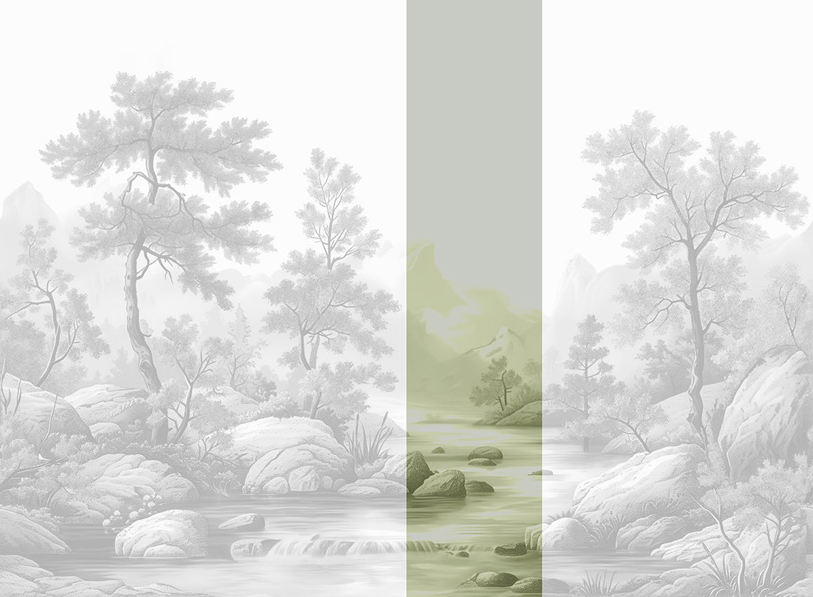 Panoramique Arcadia, coloris Sépia — lé 4