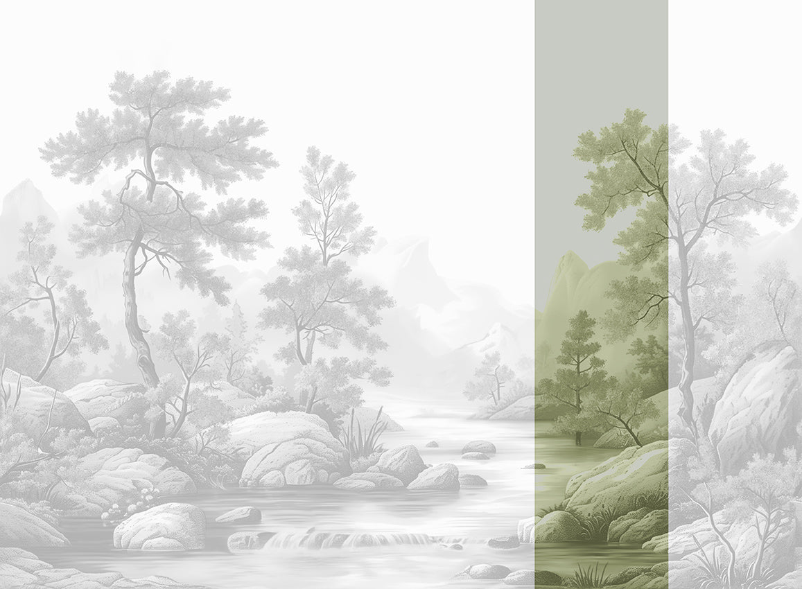 Panoramique Arcadia, coloris Sépia — lé 5