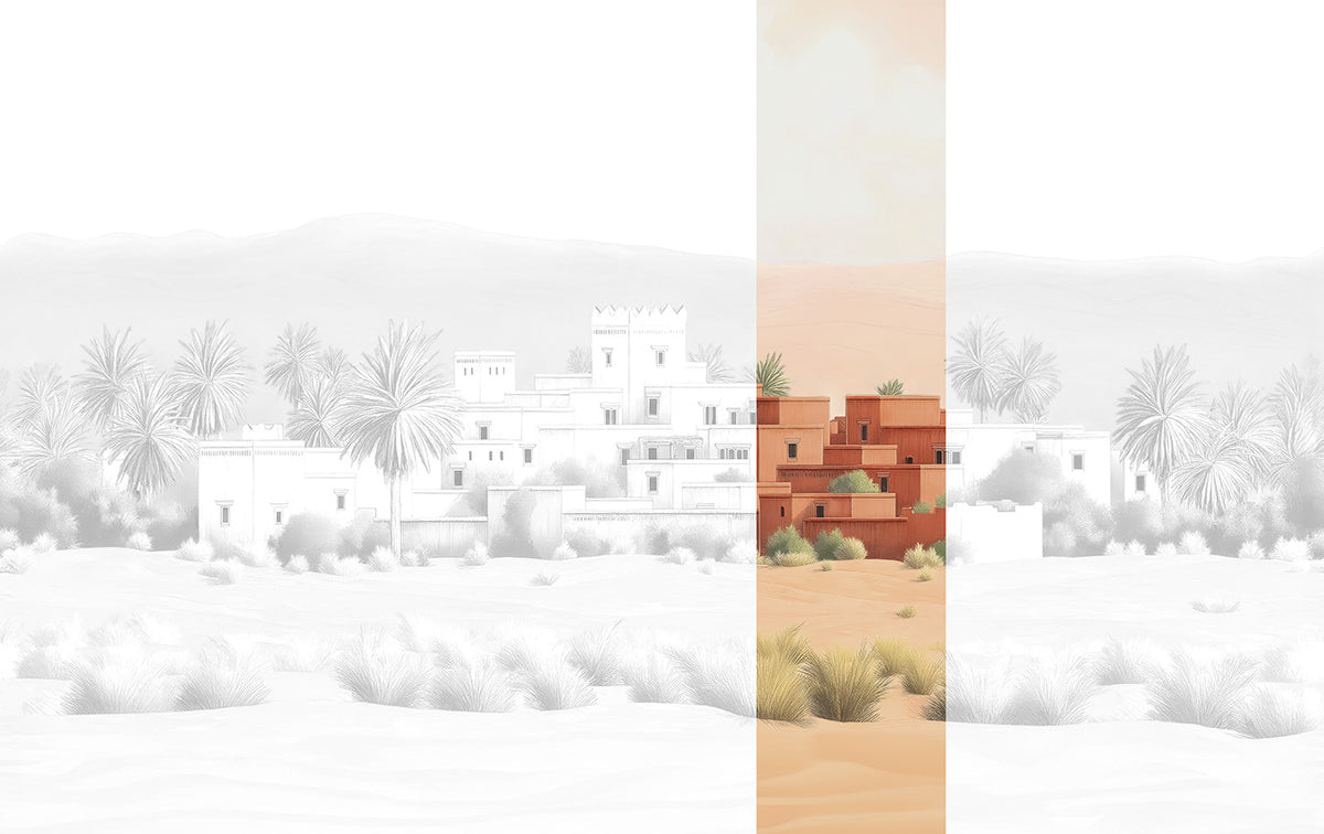 Panoramique Todra, coloris Terracotta — lé 5