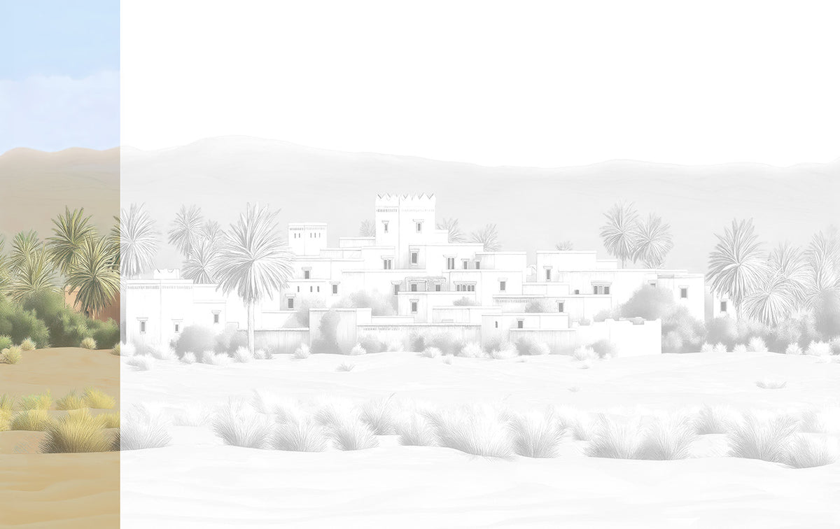 Panoramique Todra, coloris Naturel — lé 1