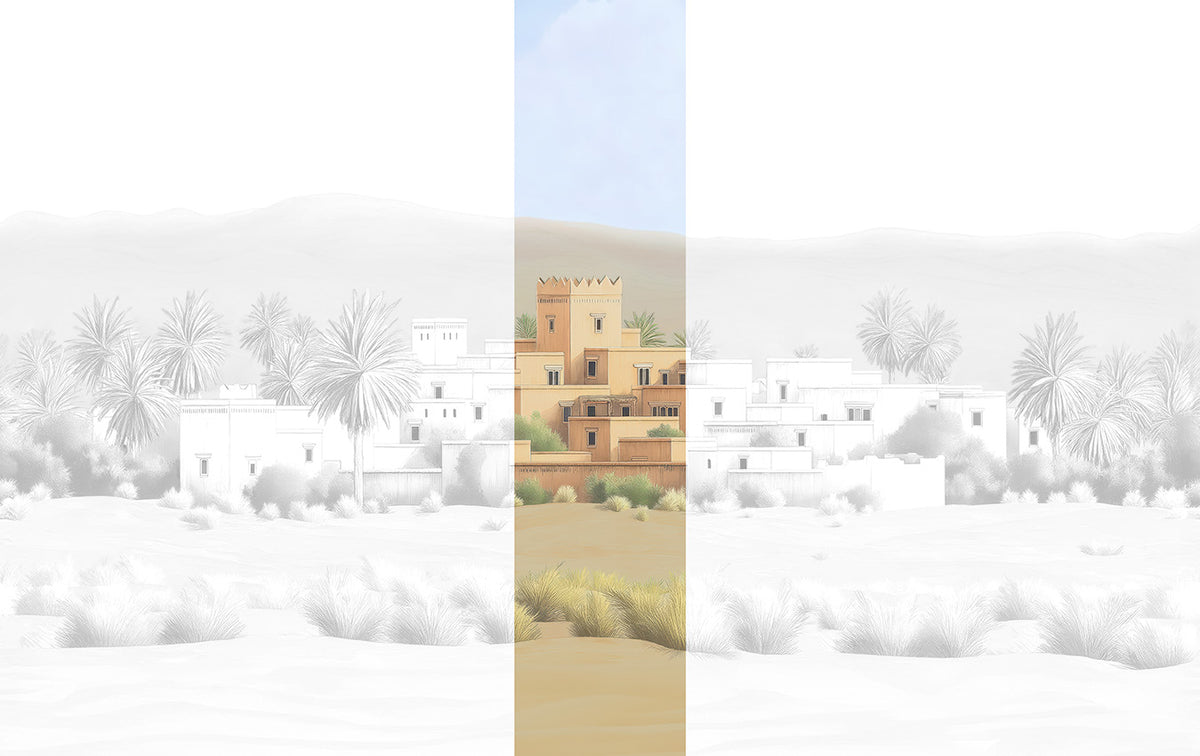 Panoramique Todra, coloris Naturel — lé 4