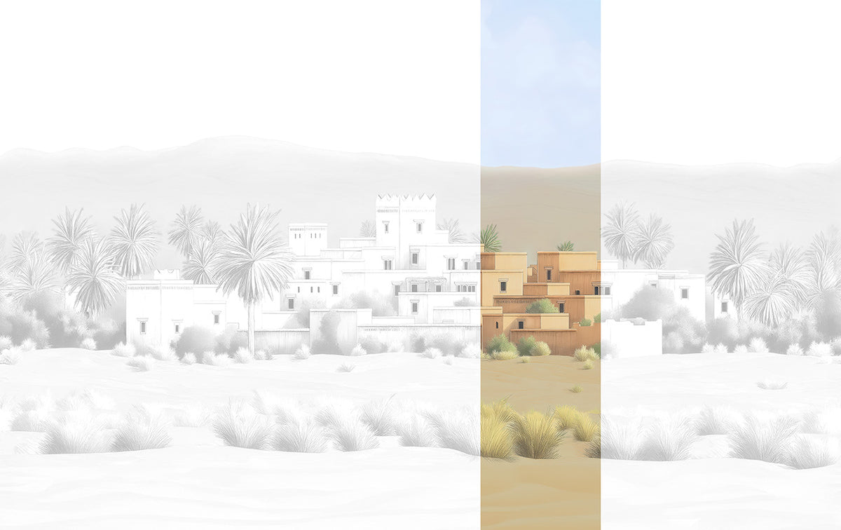 Panoramique Todra, coloris Naturel — lé 5
