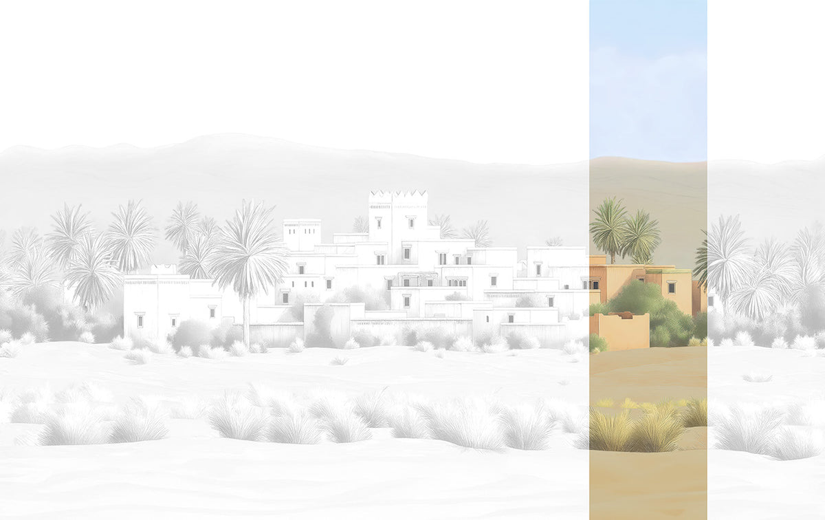 Panoramique Todra, coloris Naturel — lé 6