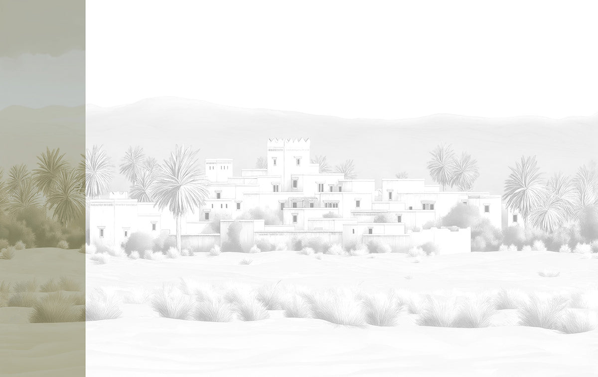 Panoramique Todra, coloris Sable — lé 1