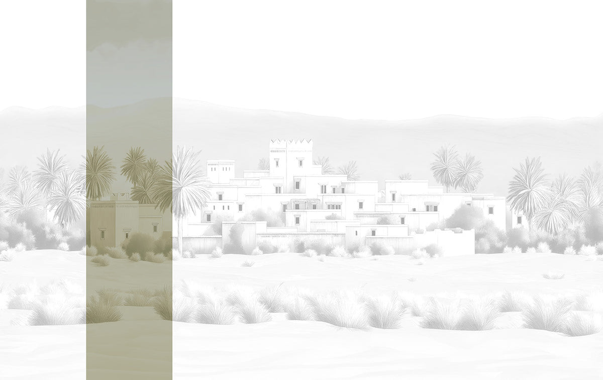 Panoramique Todra, coloris Sable — lé 2
