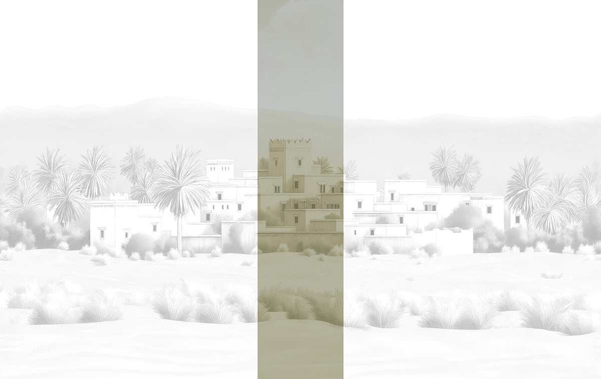 Panoramique Todra, coloris Sable — lé 4