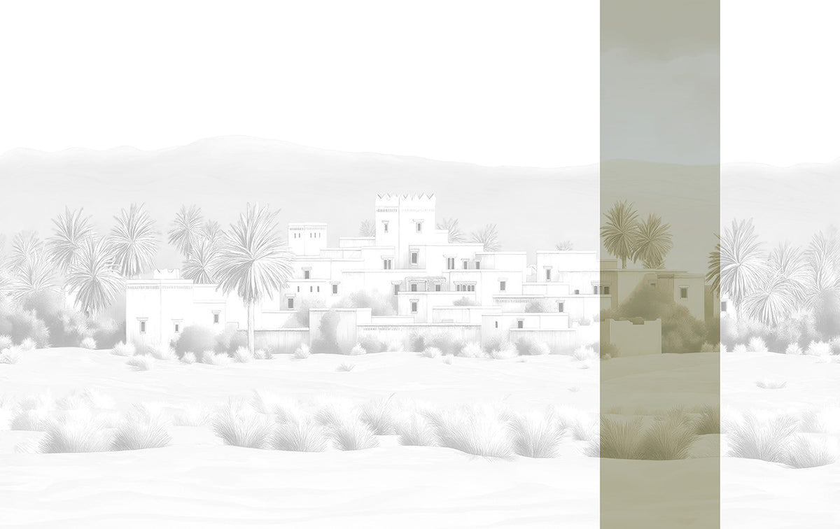 Panoramique Todra, coloris Sable — lé 6