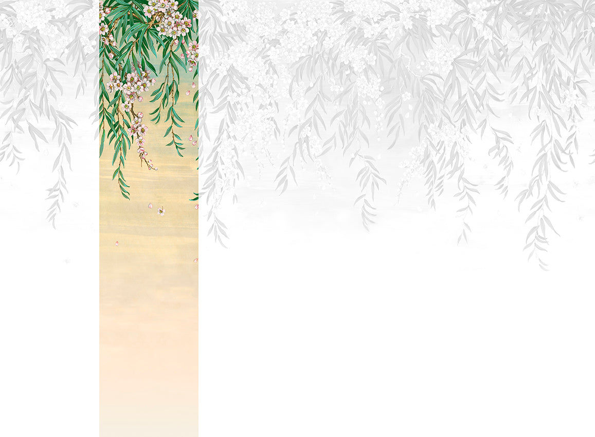 Panoramique Vence, coloris Vert — lé 2