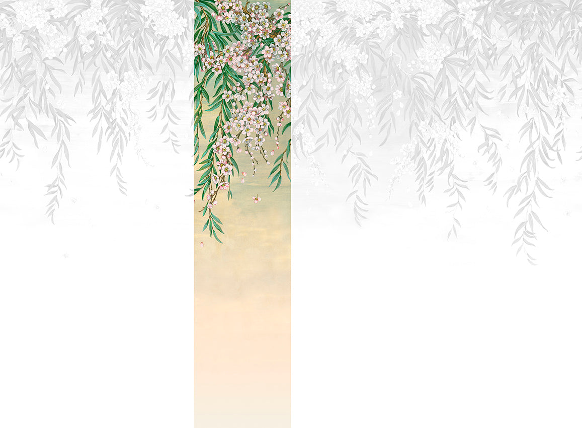 Panoramique Vence, coloris Vert — lé 3