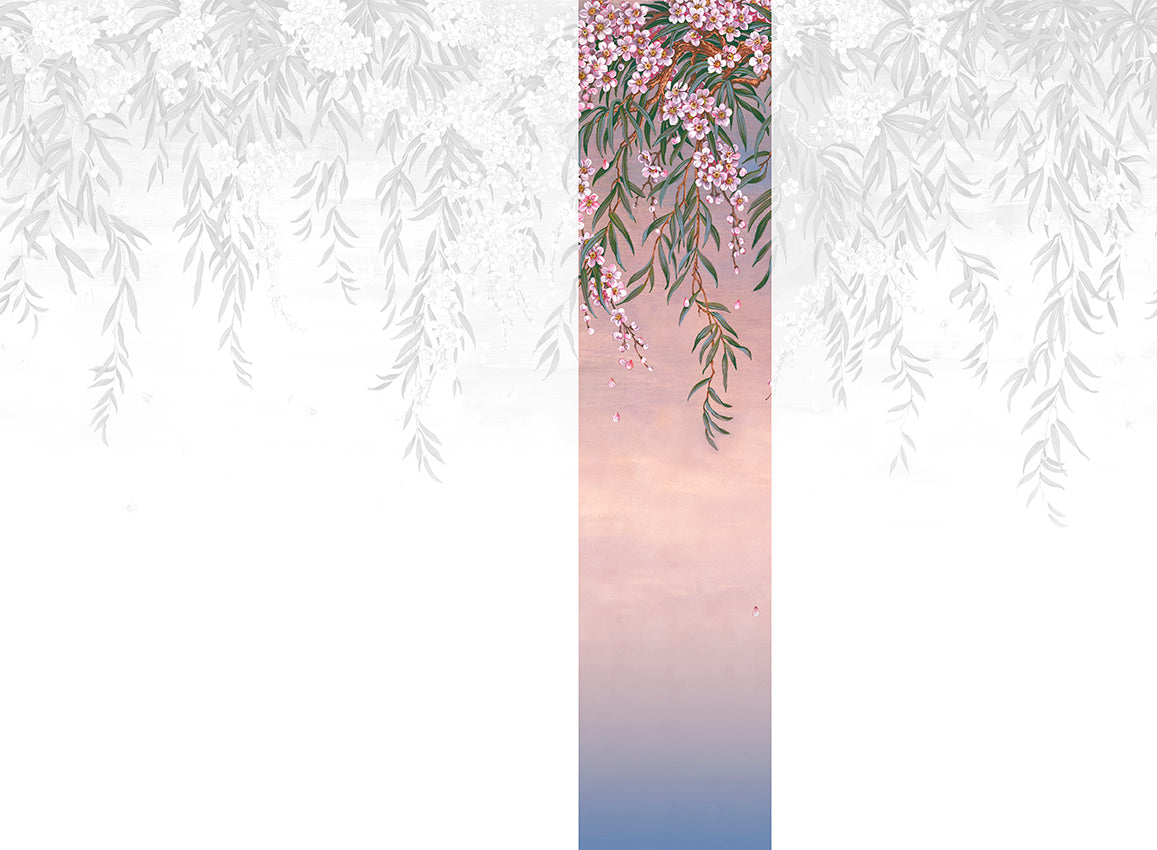 Panoramique Vence, coloris Violet — lé 4