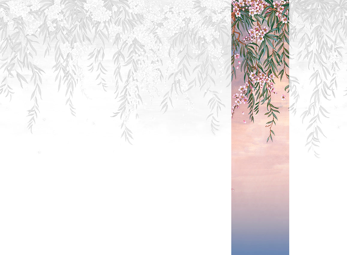Panoramique Vence, coloris Violet — lé 5