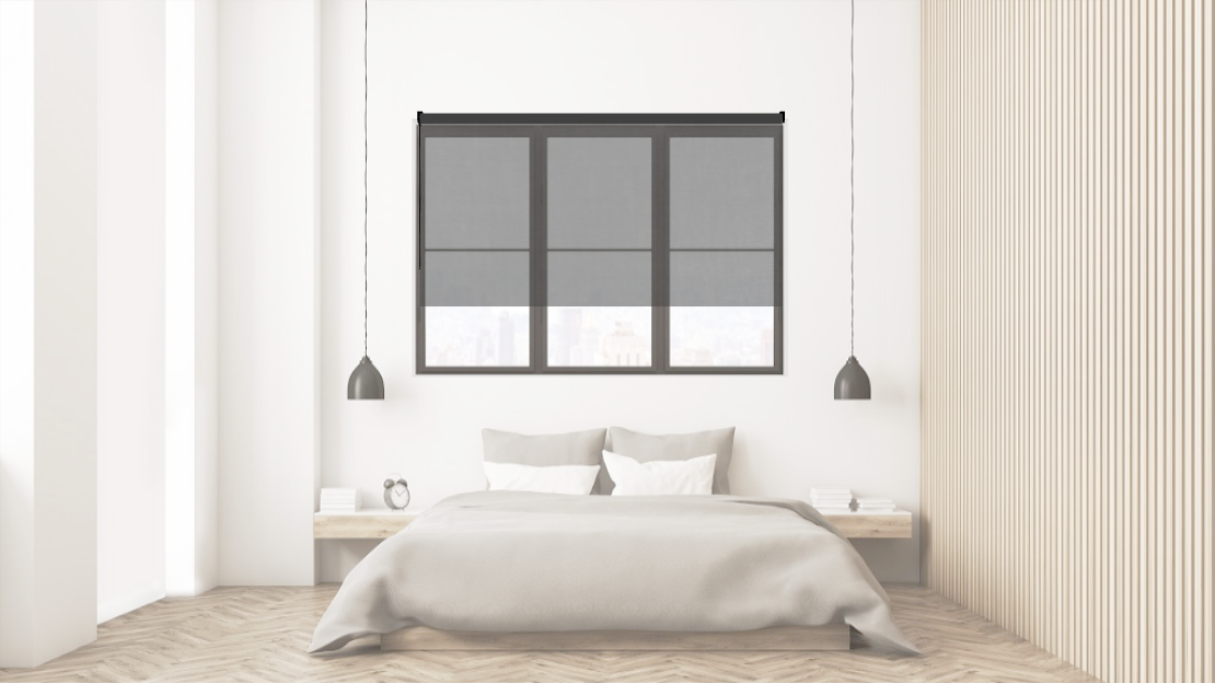 Stores Enrouleurs Transparent | Sensitive Grey | Bellevue Décoration - Bellevue Decoration