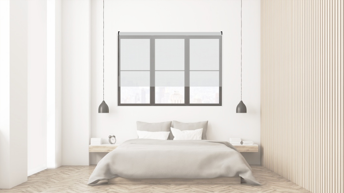Stores Enrouleurs Transparent | Nostalgic White | Bellevue Decoration - Bellevue Decoration