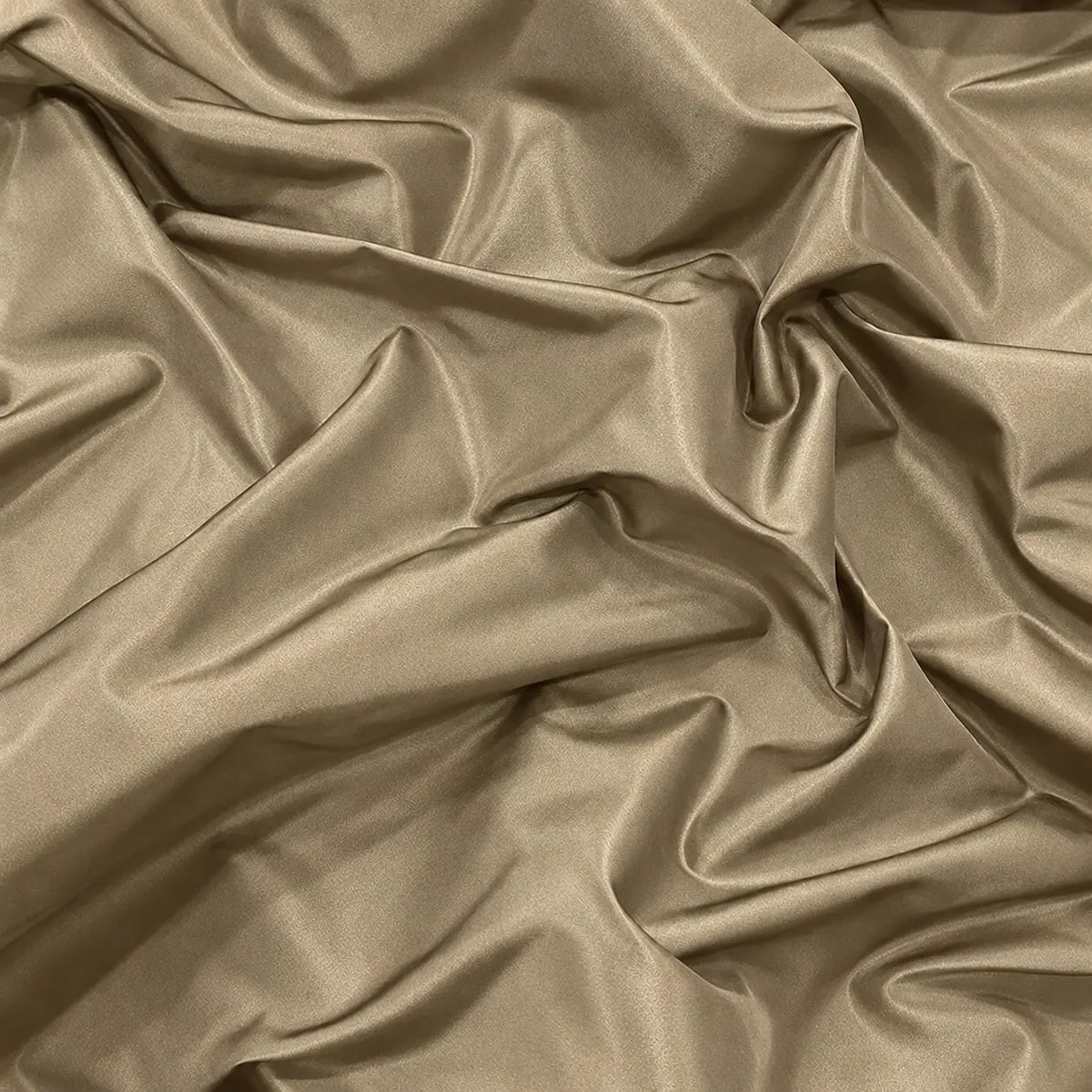 Tissu Tito Taffetas 3801, taffetas de 300 cm aux reflets subtils, coloris taupe kaki