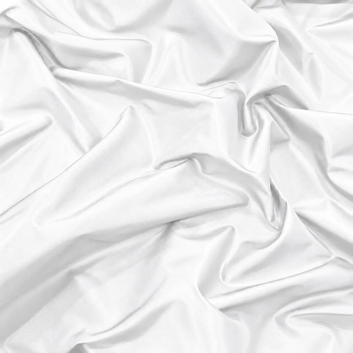 Tissu Tito Taffetas 4201, taffetas de 300 cm aux reflets subtils, coloris blanc neige