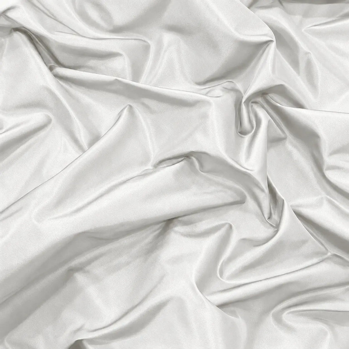 Tissu Tito Taffetas 6601, taffetas de 300 cm aux reflets subtils, coloris blanc brume