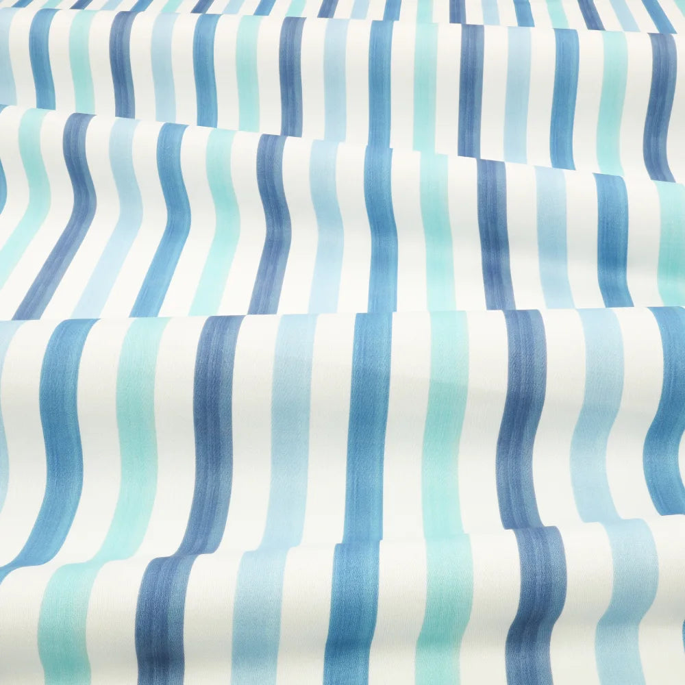 DOUBLE RIDEAUX CANDY CANE OCEAN|BELLEVUE DECORATION - Bellevue Decoration