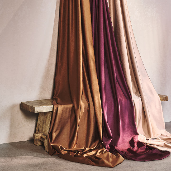 SORRENTO AUTUMN|VILLANOVA |Double rideaux sur Mesure |BELLEVUE DECORATION