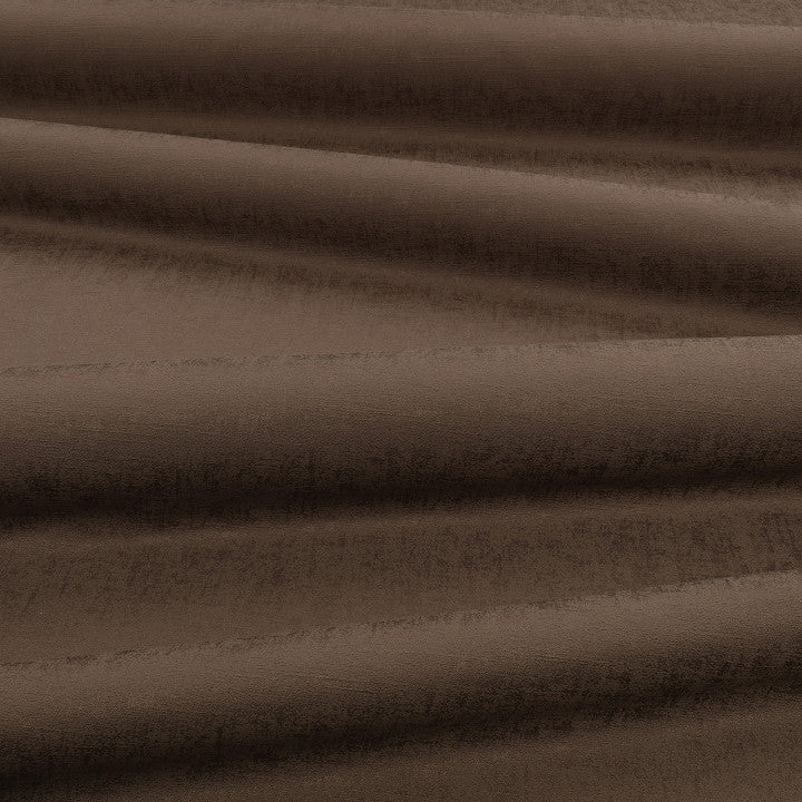 SORRENTO MOCHA|VILLANOVA |Double rideaux sur Mesure |BELLEVUE DECORATION — drapé