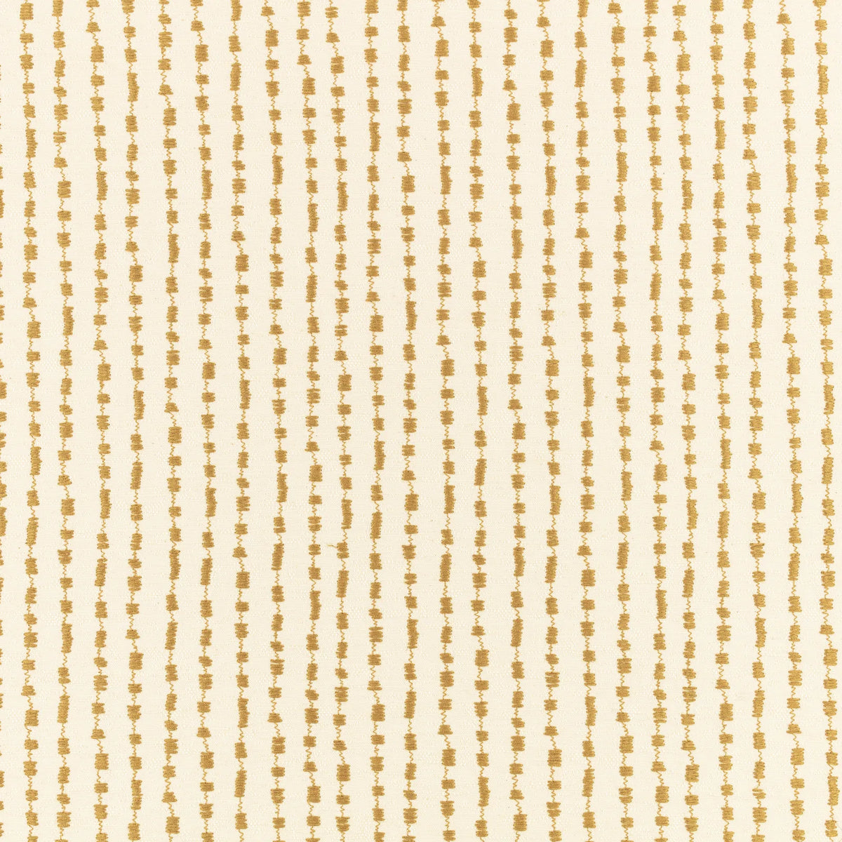 Tissu brodé Malik Ochre – Villa Nova — tissu à plat
