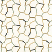 Tissu brodé Samir Mineral – Villa Nova — tissu à plat