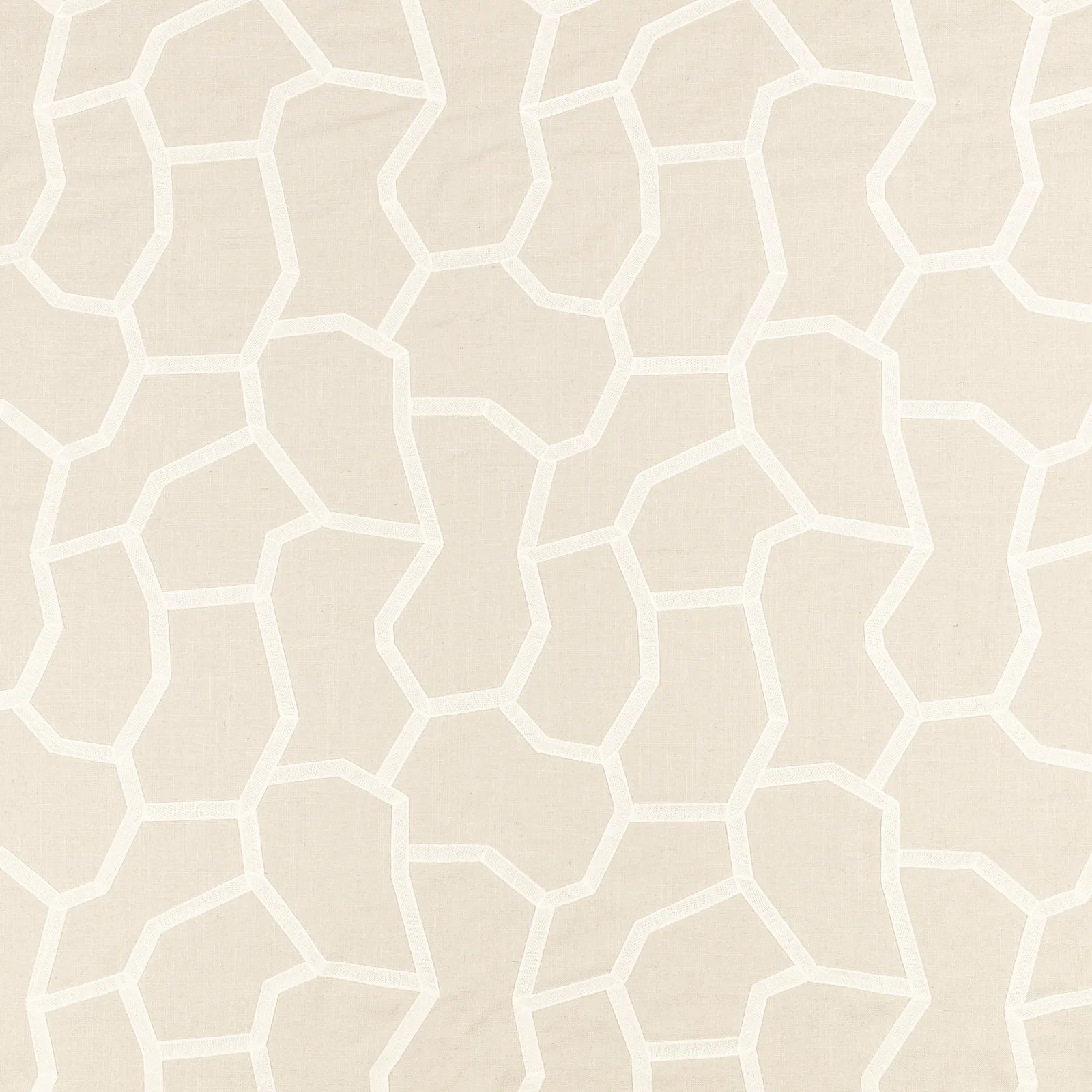 Tissu brodé Samir Birch – Villa Nova - 