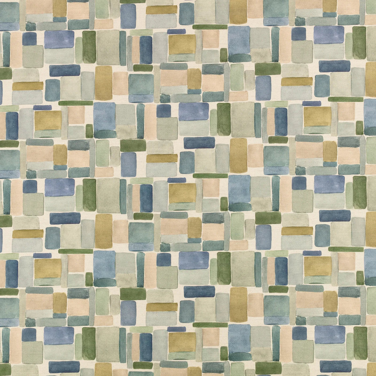 Tissu Nira Cerulean – Villa Nova — tissu à plat