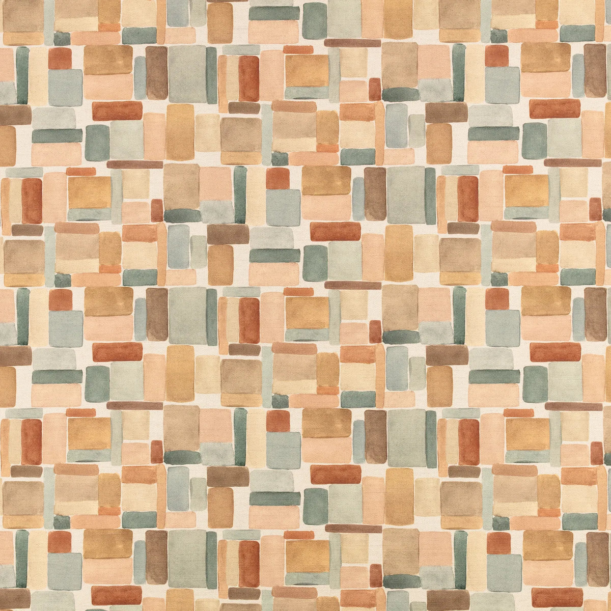 Tissu Nira Sienna – Villa Nova — tissu à plat